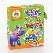 Гра з липучками Веселий фермер на украинском Vladi Toys SKL11-218860 Київ