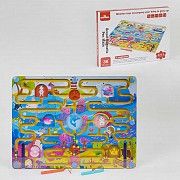 Деревянная игра Лабиринт на магнитах SKL11-182059 Київ