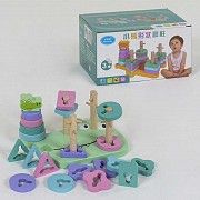 Деревянная игра Логическая пирамидка С 39386 40 SKL11-219747 Київ