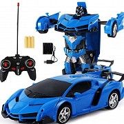Машинка трансформер с пультом Lamborgini аккумуляторная на радиоуправлении SKL11-276275 Киев