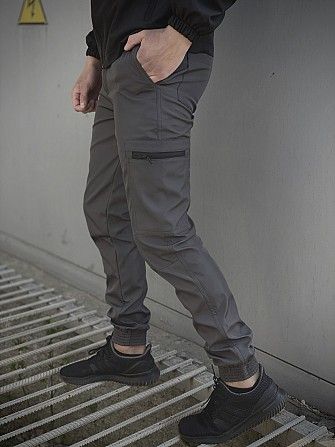 Мужские штаны серые Softshell Light SKL59-259490 Киев - изображение 1