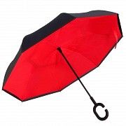 Зонт обратного сложения Up-Brella красный SKL11-187143 Киев