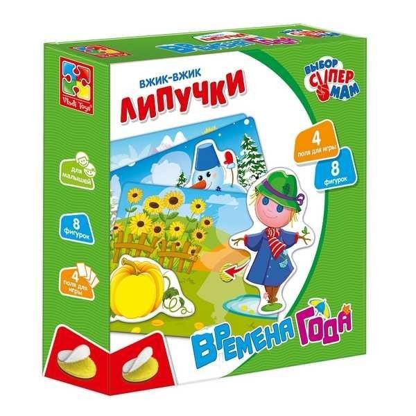 Игра с липучками Времена года Vladi Toys SKL11-218972 Киев - изображение 1