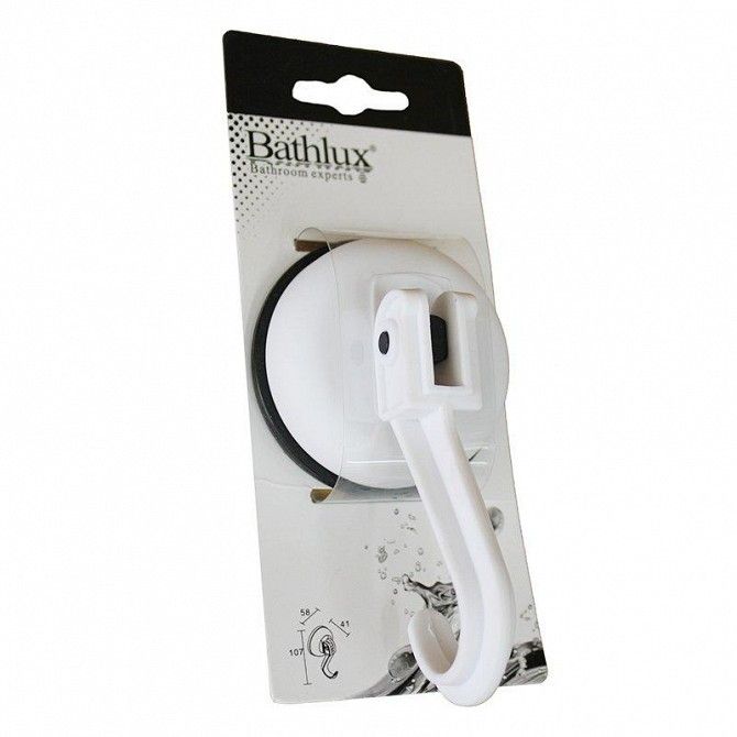 Крючок для полотенца Bathlux на вакуумной присоске Flowers 90203 SKL11-132676 Киев - изображение 1