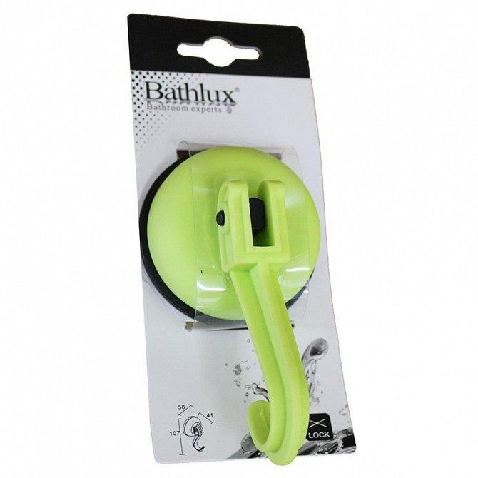 Крючок для полотенца Bathlux на вакуумной присоске Green Leaves 90208 SKL11-132680 Київ - изображение 1