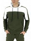 Мужское худи хаки-белый Spirited SKL59-259603 Київ