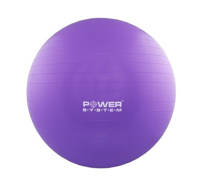 Мяч для фитнеса и гимнастики Power System Purple 75 cm PS-4013 SKL24-190158 Київ - изображение 1