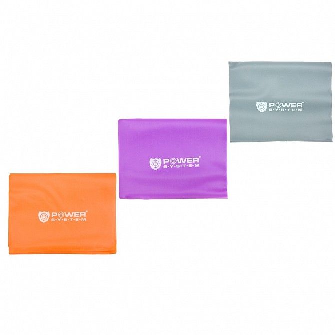 Набор лент Power System эспандер PS-4007 Resistance Band Set, комплект 3шт SKL24-145079 Киев - изображение 1