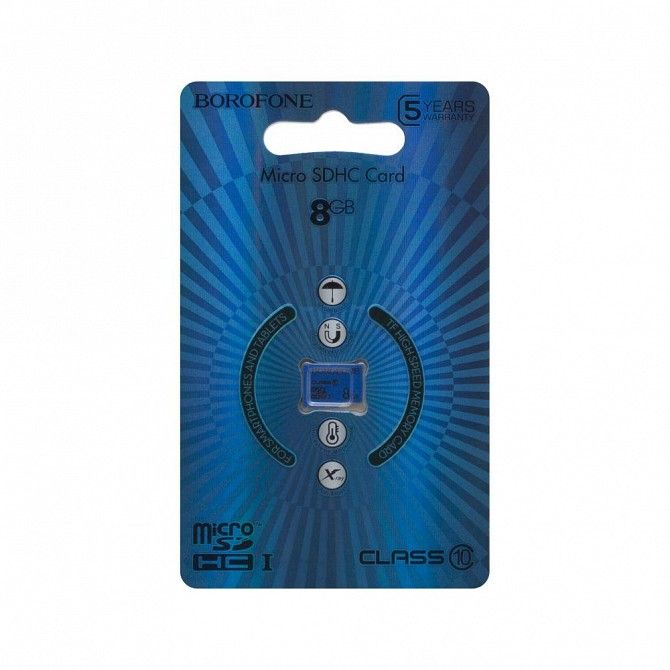 Карта памяти Borofone MicroSD 8gb SKL11-232622 Киев - изображение 1