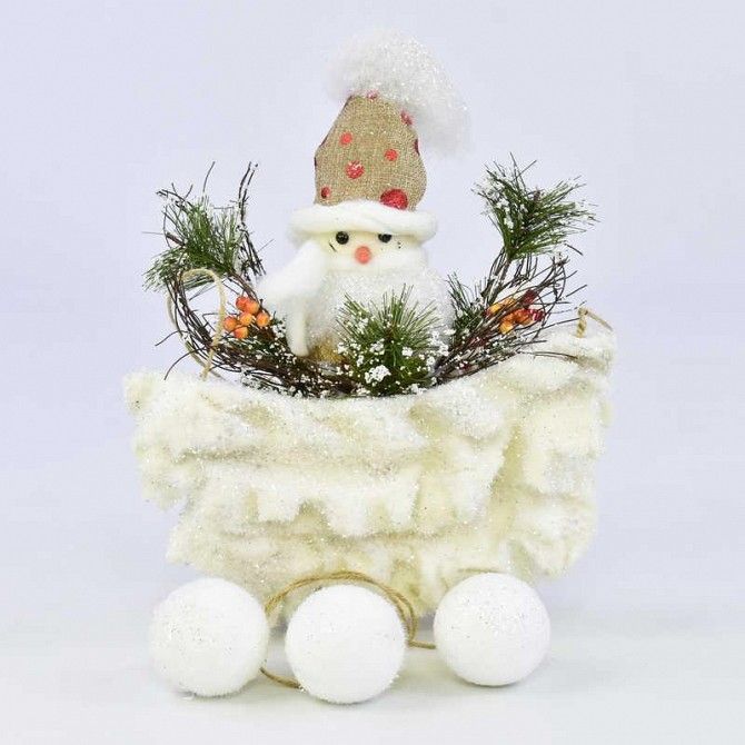 Композиция Decorative Light новогодняя декоративная с шариками 69 см SKL11-182042 Киев - изображение 1