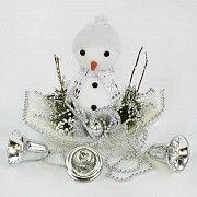 Композиция Decorative Light новогодняя декоративная Снеговик SKL11-182038 Киев
