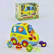 Музыкальная каталка-сортер Автошка Play Smart, русское озвучивание SKL11-221583 Киев