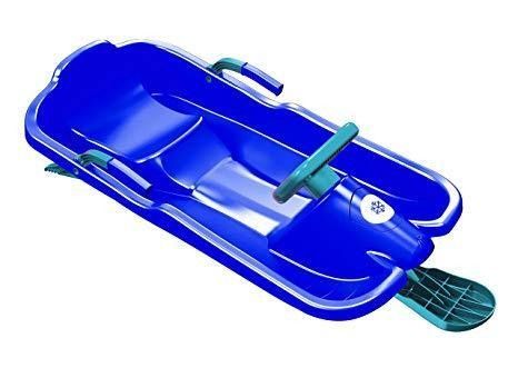Зимові санки Plastkon Ski Bob сині SKL24-238302 Киев - изображение 1