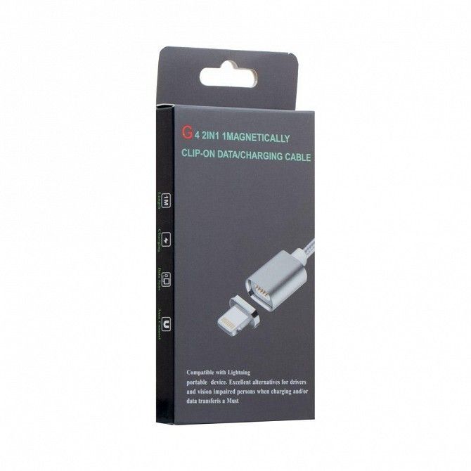Кабель Usb Cable Magnetic Clip-On Lightning SKL11-232026 Київ - изображение 1