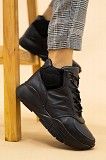 Женские ботинки кожаные весна/осень черные Gepard 974  высокие Мелитополь