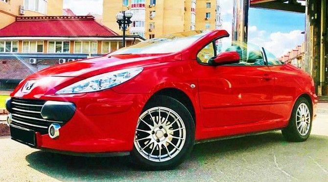 320 Кабриолет Peugout 307cc red аренда Київ - изображение 1