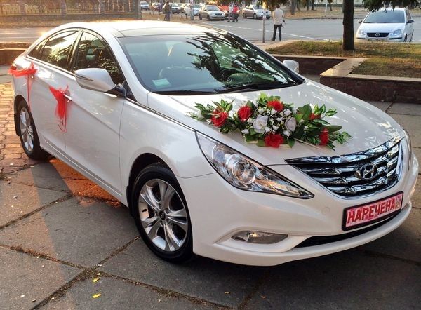 165 Hyundai Sonata белая 2013 аренда авто Киев - изображение 1