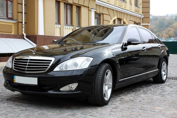 094 Vip-авто Mercedes W221 S550L c белым салоном аренда Київ - изображение 1
