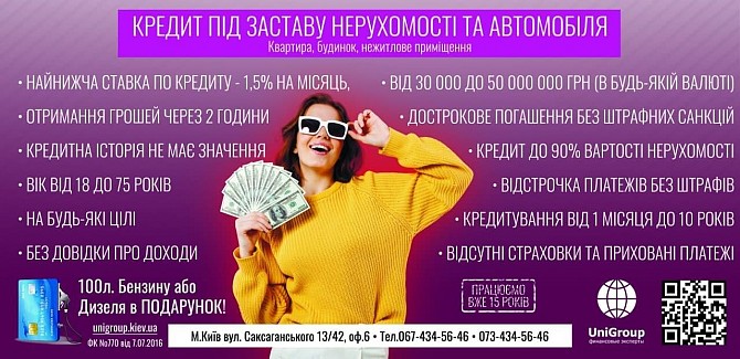Деньги срочно в кредит Днепр. Киев - изображение 1