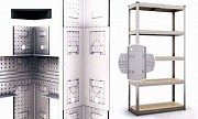 Стеллаж полочный 180/91/41см.   5 полок. Київ