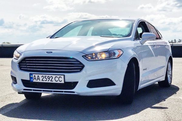 368 Ford Fusion 2015 белый аренда авто Київ - изображение 1