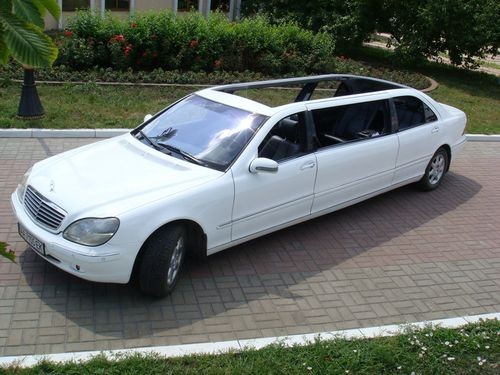 056 Кабриолет лимузин Mercedes 220 S 600 cabrio аренда Київ - изображение 1