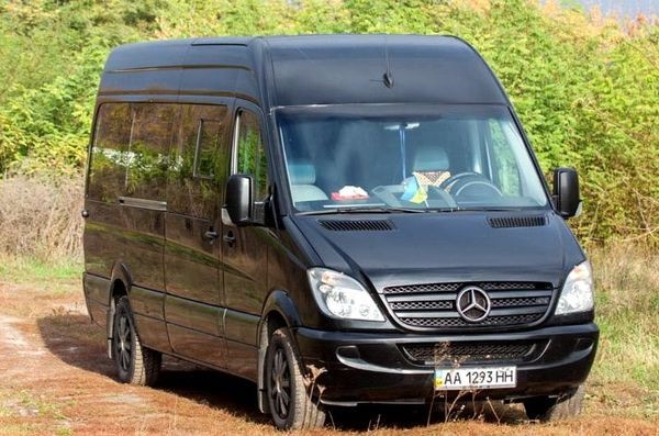 308 Микроавтобус Mercedes Sprinter черный Киев - изображение 1