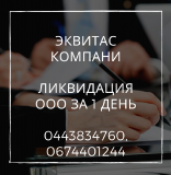 Ліквідація ТОВ за 1 день. Допомога в ліквідації підприємства Дніпро Днепр