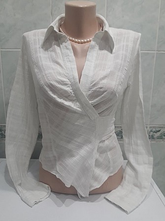 Блуза на запах из натуральной ткани. 100% хлопок cotton . Энергодар - изображение 1