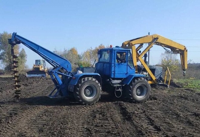 Услуги бурокрановой машины на базе Т 150 Днепр - изображение 1