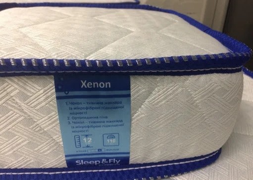 ОРТОПЕДИЧНИЙ МАТРАЦ SLEEP&FLY SILVER EDITION XENON 70Х190 Сумы - изображение 1