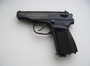 Пистолет пневматический MP-654К "Макаров" + Кобура (кожаная) Житомир
