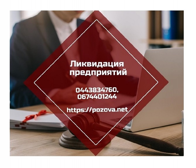 Услуги юриста по ликвидации ООО Киев. Ликвидация ФЛП Киев. Киев - изображение 1