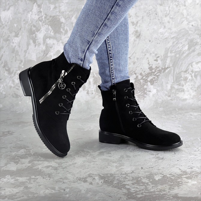Ботинки женские Fashion Willow 2444 40 размер 25,5 см Черный Житомир - изображение 1