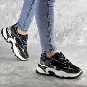 Кроссовки женские Fashion Rat 2470 39 размер 24 см Черный Житомир