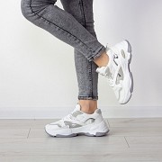 Кроссовки женские Fashion Caleb 2548 40 размер 24,5 см Белый Житомир