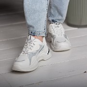 Кроссовки женские Fashion Cain 2632 40 размер 25 см Белый Житомир