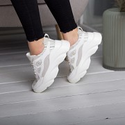 Кроссовки женские Fashion Haboko 2581 38 размер 24 см Белый Житомир
