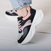 Кроссовки женские Fashion Qihai 2654 39 размер 25 см Черный Житомир