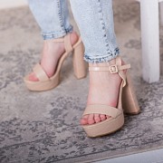 Женские босоножки Fashion Archie 2578 37 размер 23,5 см Бежевый Житомир