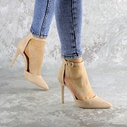Туфли женские на шпильке Fashion Wrigley 2437 36 размер 23,5 см Бежевый Житомир