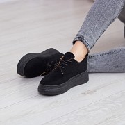 Лоферы женские Fashion Biscuit 2544 39 размер 24,5 см Черный Житомир