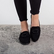 Лоферы женские Fashion Bacci 2589 37 размер 24 см Черный Житомир