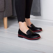 Лоферы женские Fashion Cassy 2644 39 размер 25 см Черный Житомир