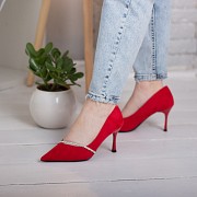 Туфли женские Fashion Abi 2564 40 размер 25,5 см Красный Житомир