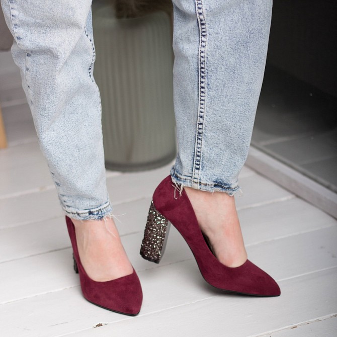 Туфли женские Fashion Uji 2631 36 размер 23,5 см Бордовый 38 Житомир - изображение 1