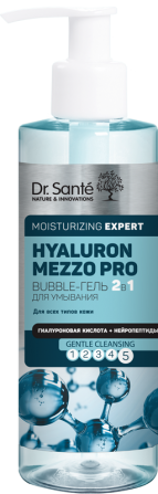 Bubble-гель для умывания 2в1 Dr.Sante Hyaluron Mezzo Pro 200 мл Житомир - изображение 1