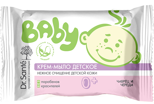 Dr.Sante Baby. Крем-мыло детское. Чабрец и череда 90 г Житомир - изображение 1