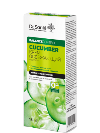 Dr.Sante Cucumber. Крем под глаза. Освежающий, предотвращает появление темных кругов 15 мл Житомир - изображение 1