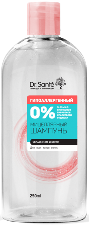 Dr.Sante Серия 0%. Мицеллярный шампунь для волос 250 мл Житомир - изображение 1